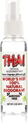 THAI DEODORANT TRAVEL SIZED CRYSTAL MIST BODY SPRAY, 2OZ